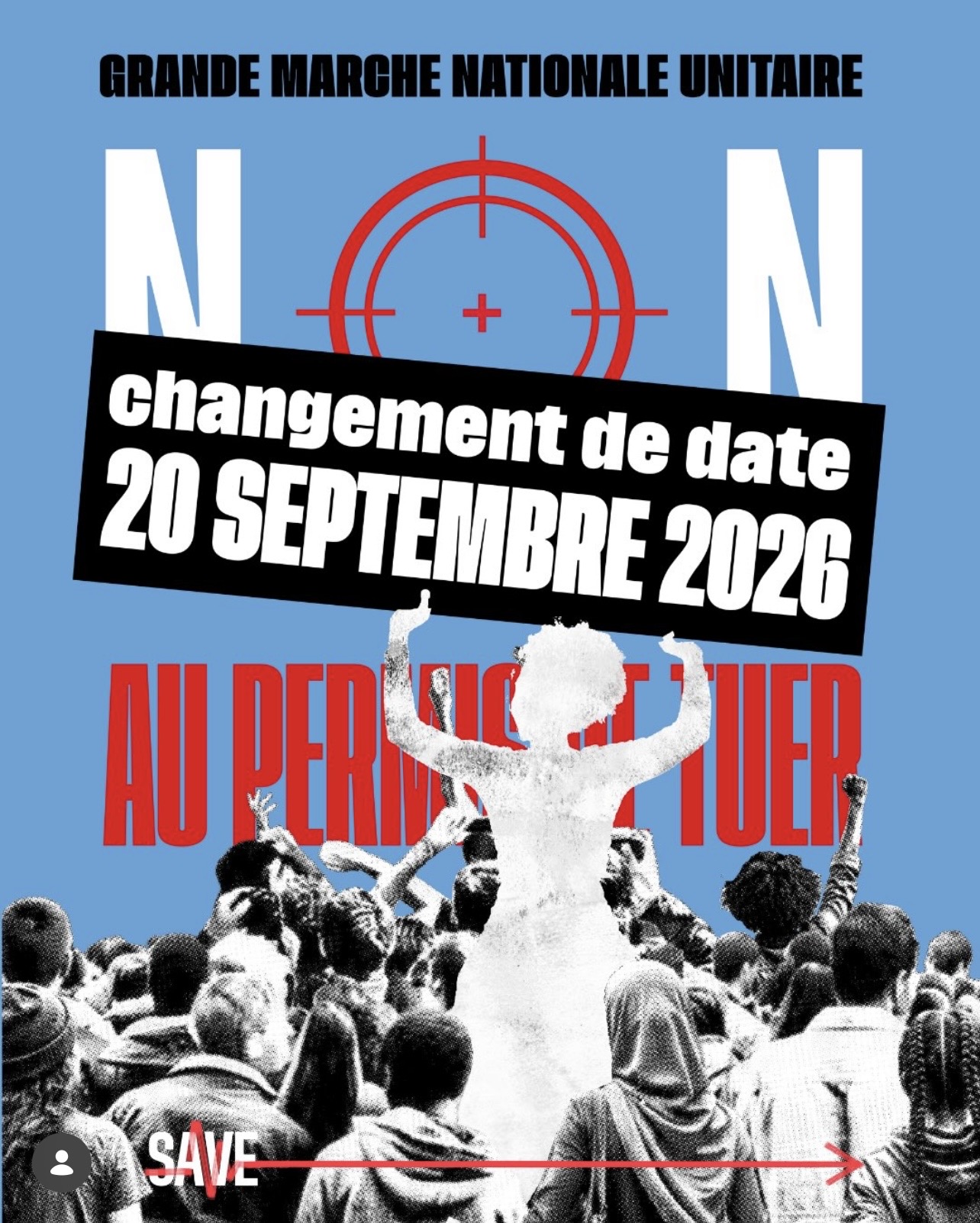 Affiche — Mobilisation nationale du 20 septembre 2026